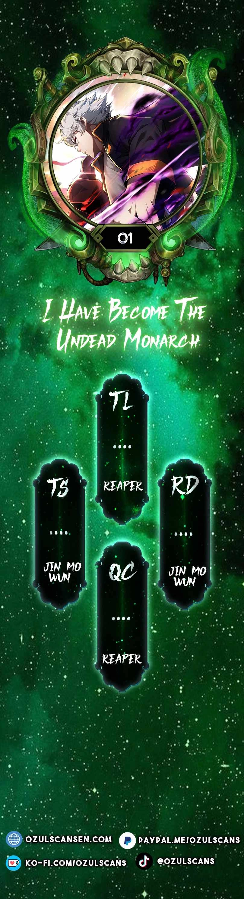 I Have Become The Undead Monarch Chapter 1 1